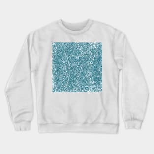 A Vintage Christmas Tree Pattern In White And Vintage Crewneck Sweatshirt